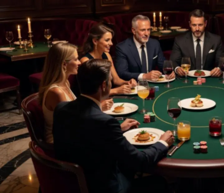 Cinematic poker estek és elegáns vacsorák galéria hangulatképe